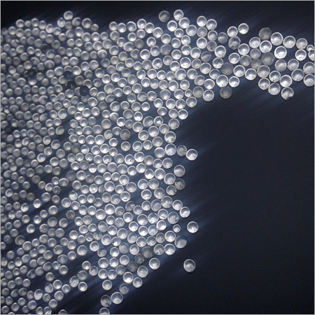 White Grinding Glass Beads