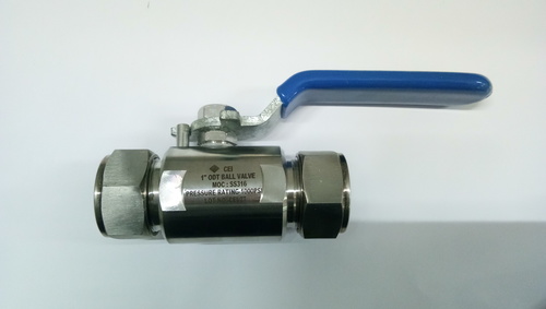 Two Way Ball Valve Double Ferrule Tube