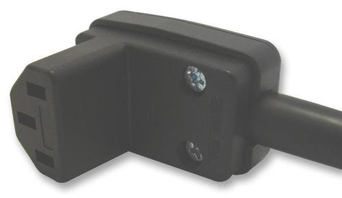SOCKET, IEC, SIDE ENTRY - 250VAC, 6A Current Rating, Screw Contact Termination | Lightweight at 23 Grams, Cable Mount Receptacle