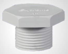 Threaded Plug - UPVC Material | Durable Design for Reliable Seal and Leak Prevention