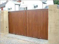 Wooden Sliding Gate