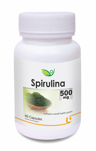 Spirulina nourishment to the body and improve immunity Capsules