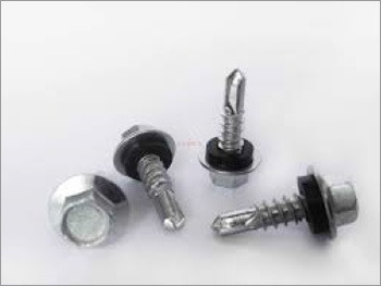 GI Screw - Galvanized Steel, Varying Sizes, Hex Head, Zinc Plated | Corrosion Resistant, Weather Resistant, Durable, Self-Tapping, Bulk Pack