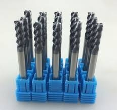 Solid Carbide End Mills And Ball Nose For 45-50HRC