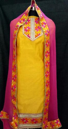 Patiala Phulkari Suit