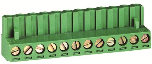 Terminal Block Pluggable Weight: 18.598 Grams (G)