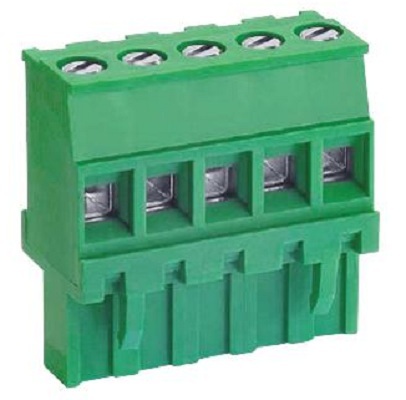 Terminal Block, Pluggable - 2 Positions, 14 AWG, 300V, 16A | Phosphor Bronze, Screw Connection, Weight 4g