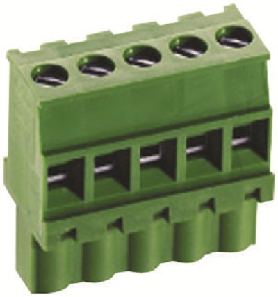 TERMINAL BLOCK PLUGGABLE - 5 Position, 24-12 AWG, 5mm Pitch, Tin Plated Phosphor Bronze Contacts | Weight: 9.042 Grams