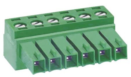 TERMINAL BLOCK PLUGGABLE - Phosphor Bronze, 10 Position, 16AWG, 300V, Screw Connection, 8g Weight | Compact Design, Efficient Cable Mounting