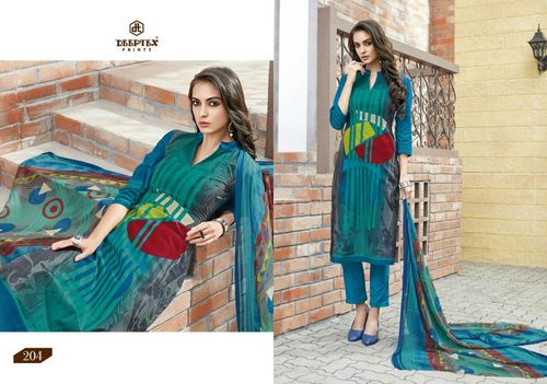 Printed Cotton Suit