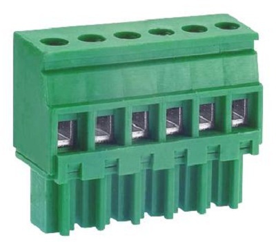 Terminal Block - Pluggable, 12 Positions, 16AWG, 300V Rated Voltage | Screw Wire Connection, Phosphor Bronze Contact, Tin Plated, 10 Gram Weight