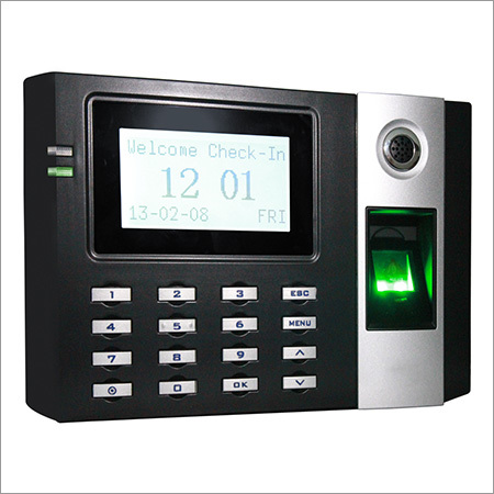 E9 Finger Print Time Attendance - 180x130x30 mm Black USB | 1000 Users Capacity Optical Sensor LCD Display Time Tracking Access Control Secure System