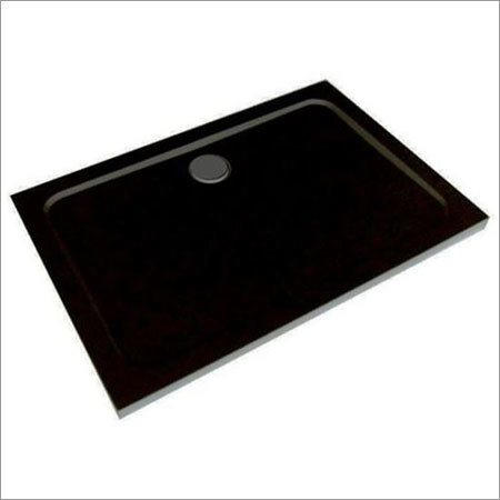 Black Rectangular Shower Tray