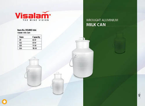 Wrought Aluminium Milk Can
