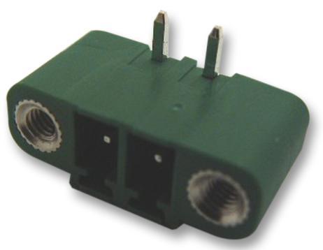 TERMINAL BLOCK, HEADER - Polyamide 6.6, 12 Positions, Green, 150V Rated Voltage, 12A Rated Current, 3.5mm Pitch Spacing, Through Hole Right Angle | Weight: 3.5g
