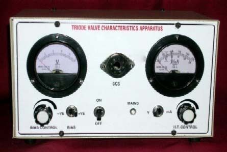 TRIODE VALVE CHARACTERISTICS APPARATUS