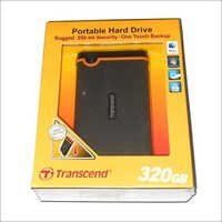 Portable Hard Drive - Plastic, 110x78x14mm | 320gb Capacity, Usb 3.0, Durable Black Design