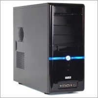 Computer Cabinet - Steel, 18.5 X 16.5 X 7.5 Inches, Matte Black | Durable Design, 450w Power Supply, 7 Expansion Slots, 5 Drive Bays