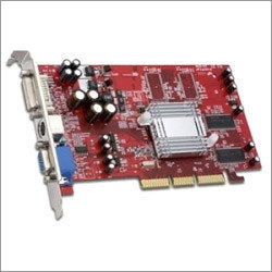 Graphic Cards - Metal Build, Red Color | PCI-E Interface, DDR2 Memory, NVIDIA Chipset, High Performance