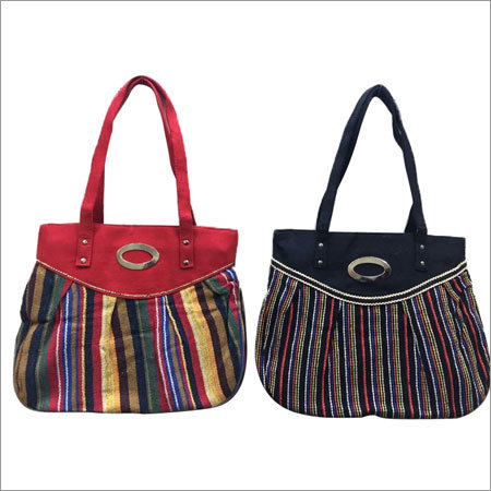 Multicolor Canvas Ladies Bags