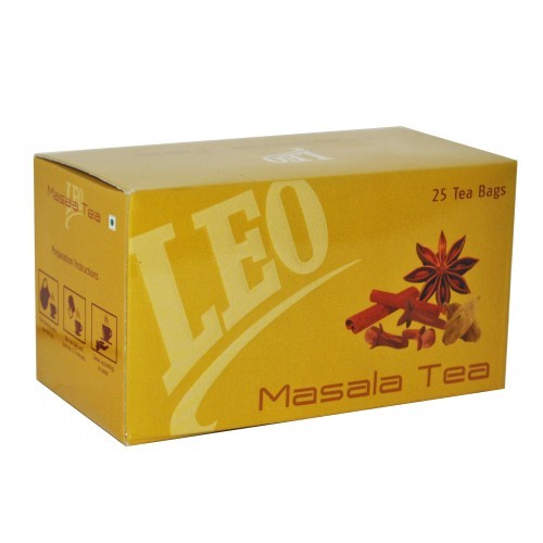 Leo Masala Tea Dip - 50 gm, 25 Tea Bags | Rich Blend of Tea Dust, Black Pepper, Star Anise, Cardamom, and More for Invigorating Flavor