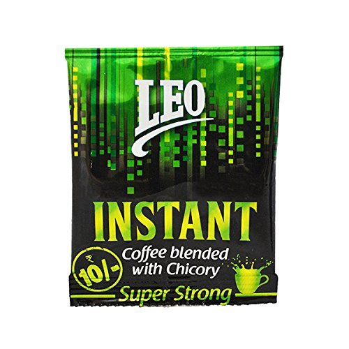 Leo Instant Super Strong - 60:40 Coffee:Chicory Blend, 9gm Pack | Refreshing Instant Coffee with 18 Months Shelf Life