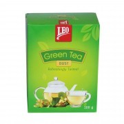 Leo Green Tea Dust - 100 gm | Shelf Life: 24 Months, High-Quality Herbal Dust for Refreshing Beverages