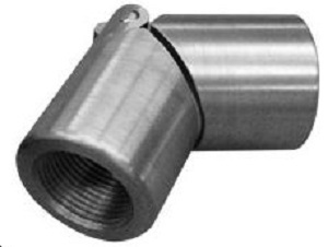 Stainless Steel Gun Metal Syphone Elbow