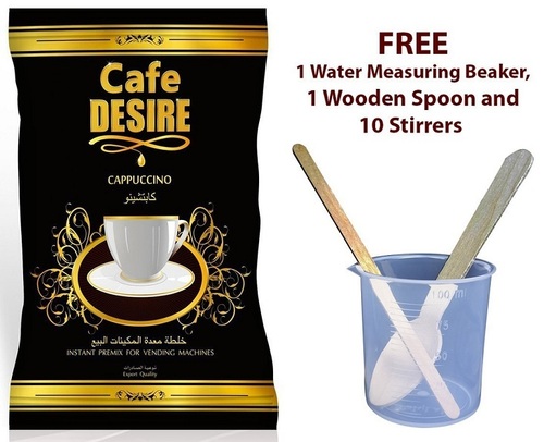 Instant Cappuccino Coffee Premix - 1 Kg Vegetarian Natural Ingredients