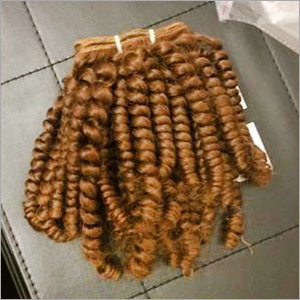 Curly Human Hair - Light Brown, 12-24 Inches | Silky Texture, Tangle-Free, Machine Weft, Natural Look