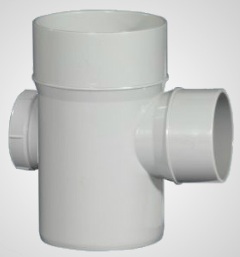 Pasted Reducing Door Tee - PVC Material | Versatile Design, Durable Functionality, Ideal for Plumbing and HVAC Applications