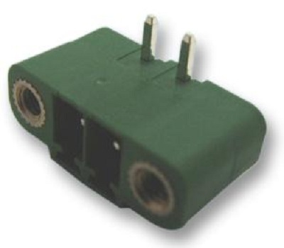 Terminal Block - Phosphor Bronze, 5 Positions, 300V Voltage Rating, 10A Current Rating, Through Hole Right Angle, Green | PCB Mount, Lightweight 2 Grams