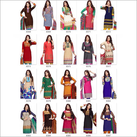 Multi Color Stylish Cotton Printed Dress