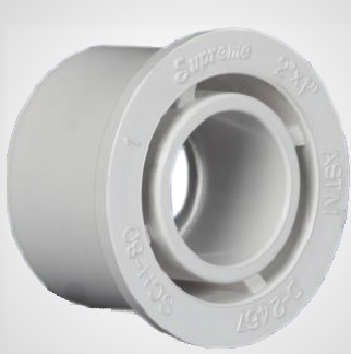 Reducer Bush - UPVC Material, 4 x 2 mm Size | Durable and Lightweight Design for Efficient Fluid Transfer