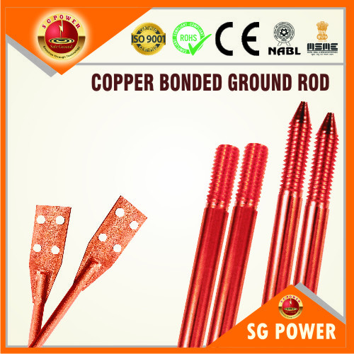 Copper Bonded Ground Rods Application: Earthing
