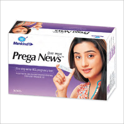Prega News - Paper, Square Shape, Glossy Lamination | Purple Color for Pharmaceutical Industry Use
