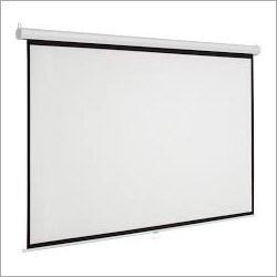 Motorized Projector Screen - Heavy-Duty Material, 100-inch Size, Smooth Texture - Easy Setup, Maintenance-Free, Indoor & Outdoor Use