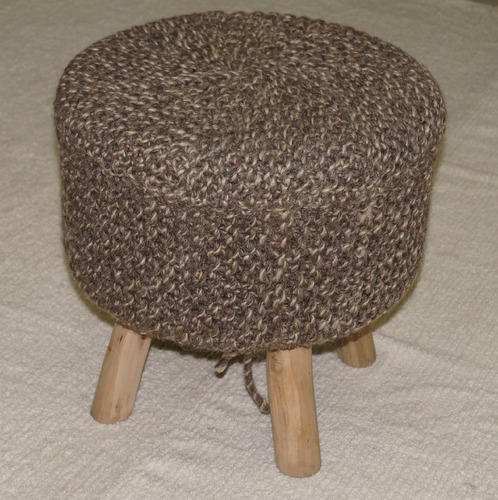 Knitted Pouf