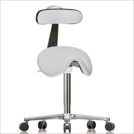 Saddle Stool With Backrest