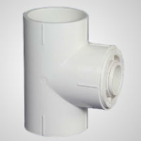 Reducing Tee - 4x2 Inch, Durable UPVC Material for Efficient Fluid Flow