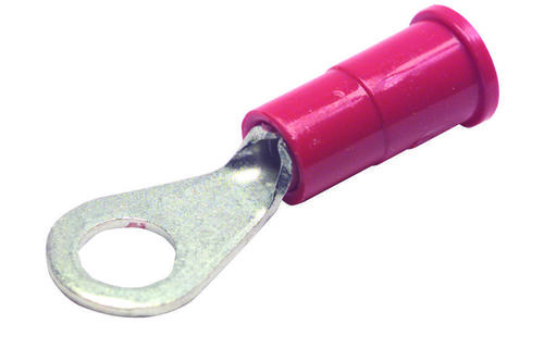 Terminal Ring Tongue - Vinyl Insulator, #8 Stud Size, 18 AWG Max Wire Size, Red Color | Weight 0.926 Kg, CRS Series Model No. CRS-TV-1808