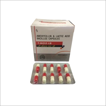 Amoxycillin & Lactic Acid Bacillus - Capsules for Antibacterial and Gastrointestinal Support | General Drug for Diarrhea Relief, Infantile and Antibiotic Associated Conditions