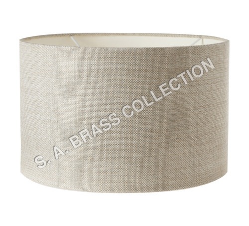 Natural Linen Drum Shade