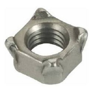 Square Weld Nut - M91990 Diameter M10x1.25 mm | Standard Packing of 100 Pieces, Durable and Reliable Connection Solution