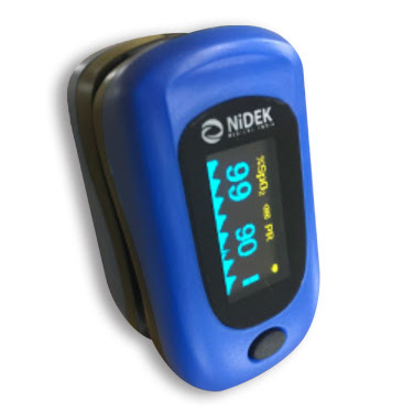 Pulse Oximeter - Plastic, 58x35x32 mm, OLED Display | Accurate Readings, Easy to Use, Portable Design, Fast Results, Durable Device, Reliable Sensor