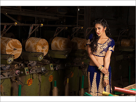 Designer Lehenga Decoration Material: Lace