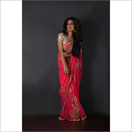 Cotton Silk Party Wear Saree