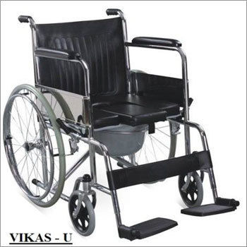 Commode Wheel Chair U Cut