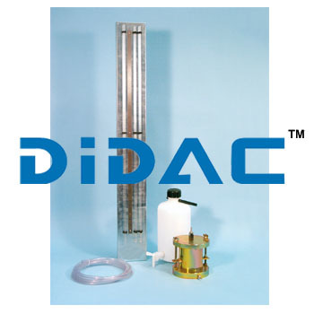 Manometer Tubes Stand By DIDAC INTERNATIONAL