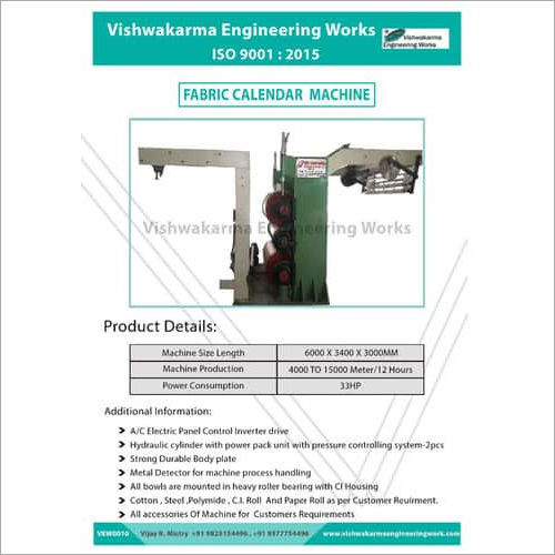 Automatic Calendering Machine